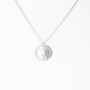 Moon M Pendant Silver