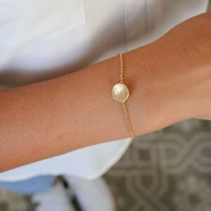 Moon S Bracelet gold lady