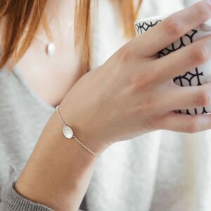 Moon S Bracelet silver lady