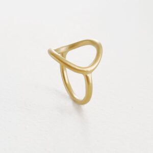Nicola Circle Ring Gold