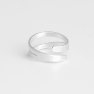 Nina Double Ring Silver