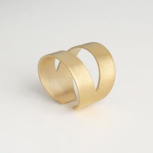 Nina two parts ring gold