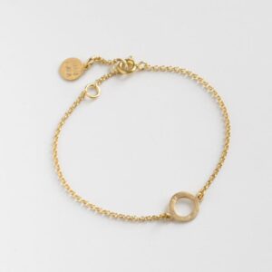 One Soul Circle Bracelet Gold