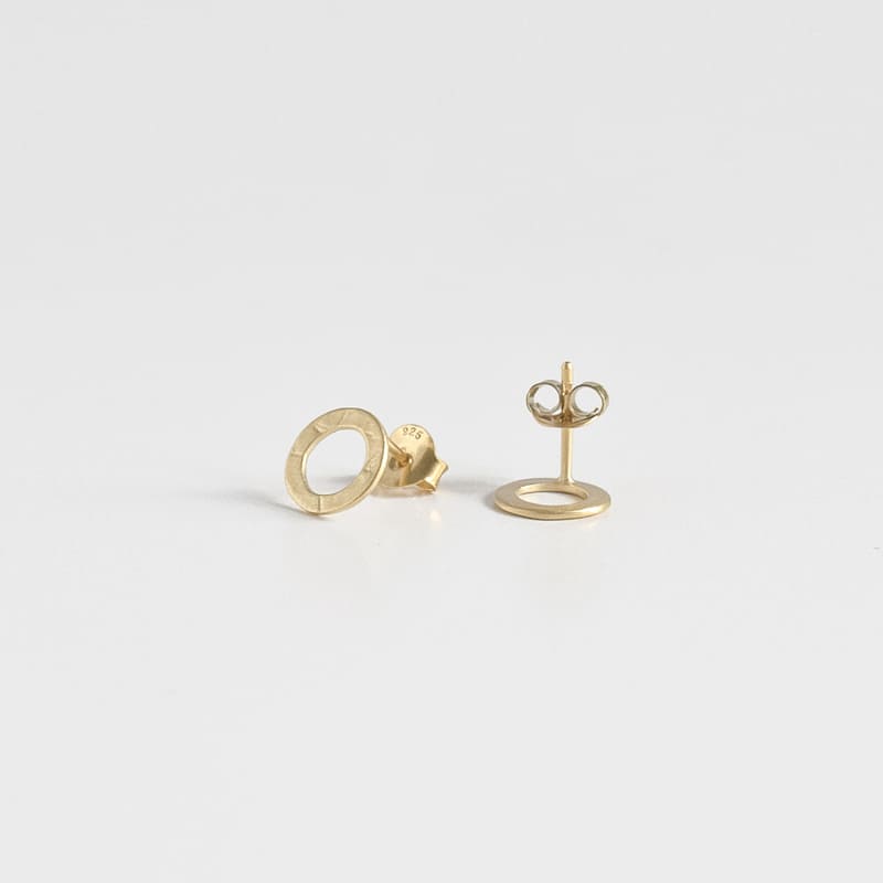 One-Soul-Circle-Earrings-Gold One Soul Circle Earrings Gold