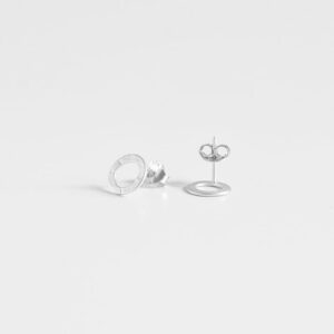 One Soul Circle Earrings Silver