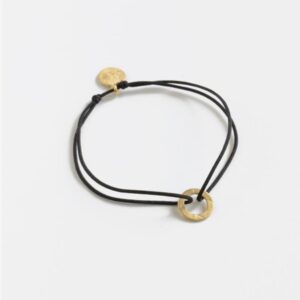 One Soul Nylon Circle Bracelet Gold