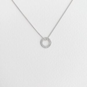 One Soul Circle Pendant Silver