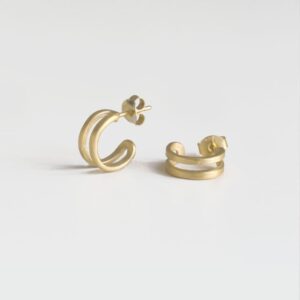 Rock an Soul Hoop S Earrings Gold