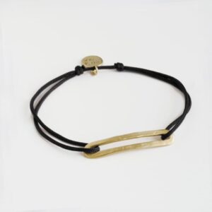 Rock and Soul M Nylon Bracelet Gold
