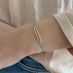 Rock and Soul M Nylon Bracelet Gold Lady