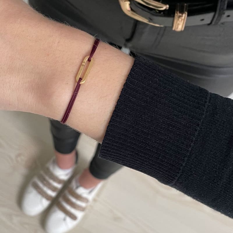 Rock-and-Soul-S-Nylon-Bracelet-Gold-Lady Rock and Soul S Nylon Bracelet Gold Lady