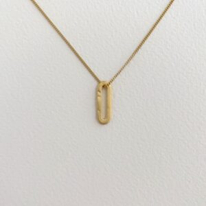 Rock and Soul S Pendant Gold