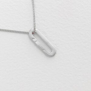 Rock and Soul S Pendant Silver