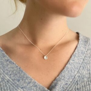 S Line Pendant Silver lady