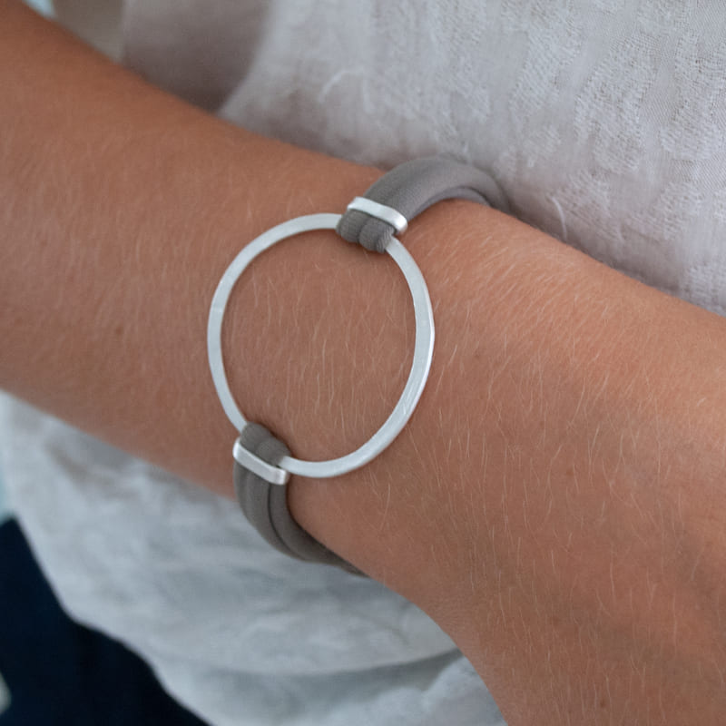 Sandra-Circle-Bracelet-Silver-Lady Sandra Circle Bracelet Silver Lady