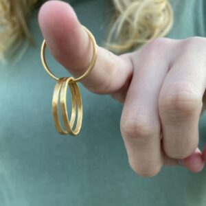 Sophie 3Twin Ring Gold lady