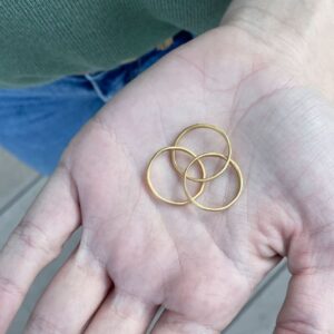 Sophie 3Twin Ring Gold lady