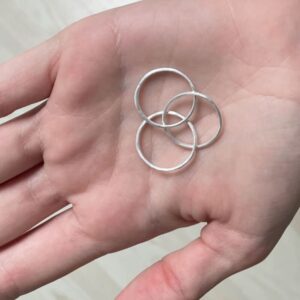 Sophie 3Twin Ring Silver lady