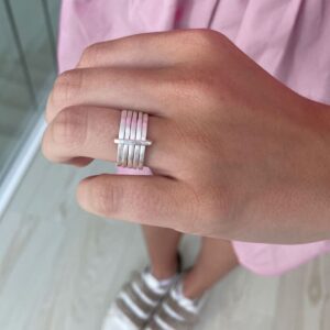 Sophie 5Mix Ring Silver lady