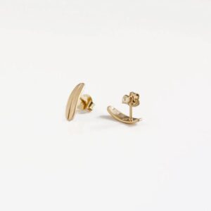 Sophie Double M Earrings Gold