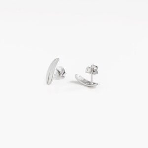 Sophie Double M Earrings Silver