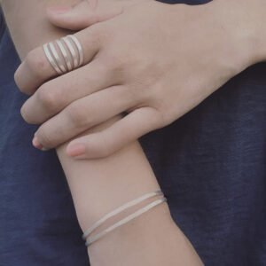 Sophie Fivefold Ring Silver Lady