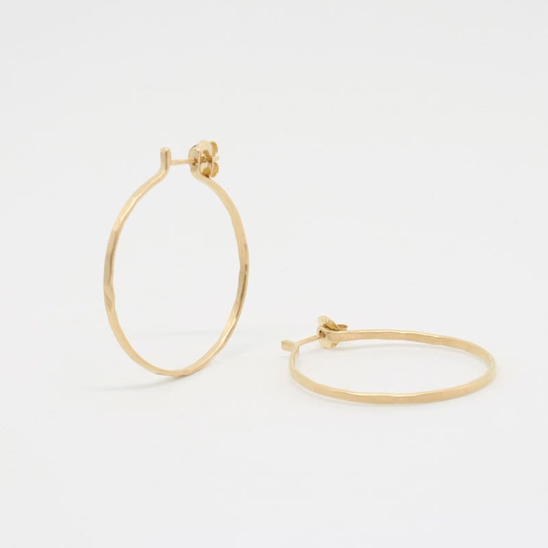Sophie-L-Hoop-Earrings-Gold Sophie L Hoop Earrings Gold