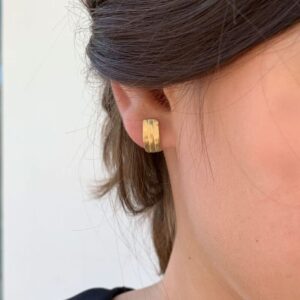 Sophie Triple M Earrings Gold Lady