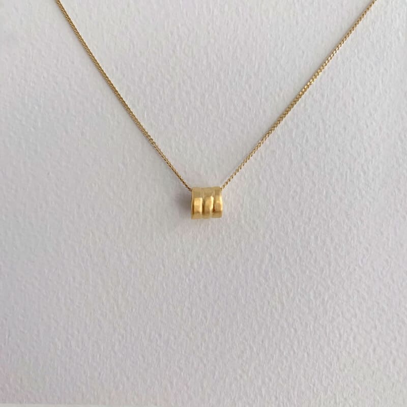 Sophie-Triple-Pendant-Gold Sophie Triple Pendant Gold