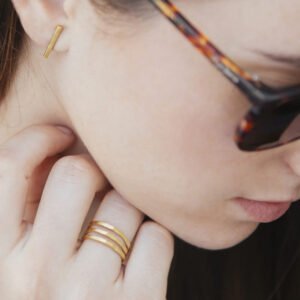 Sophie Triple Ring Gold Lady