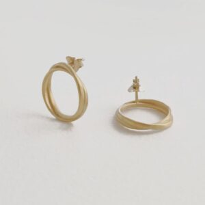 Sophie Twin M Earrings Gold