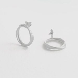 Sophie Twin M Earrings Silver