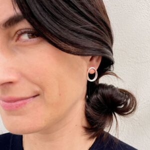 Sophie Twin M Earrings Silver Lady