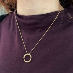 Sophie Twin M Pendant Gold lady