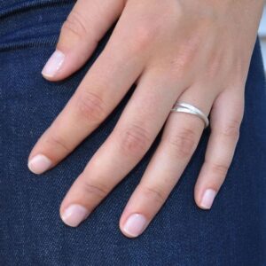 Sophie Twin Ring Silver Lady