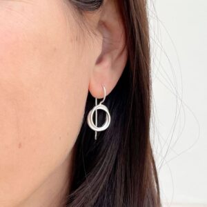 Sophie Twin S Hippies Earrings Silver Lady