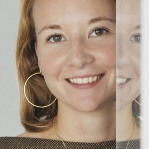 Sophie XL Hoop Earrings Gold Lady