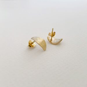 Spring Moon Earrings Gold
