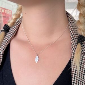 Spring Moon Pendant Silver Lady