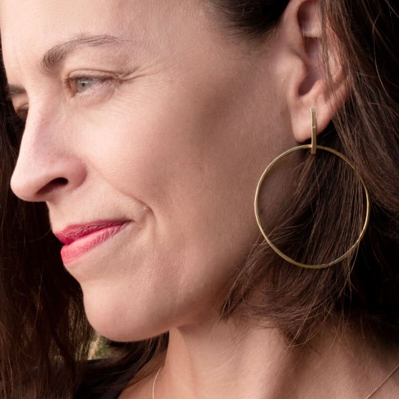 Twin-Along-XL-earrings-Gold-Lady Twin Along XL earrings Gold Lady