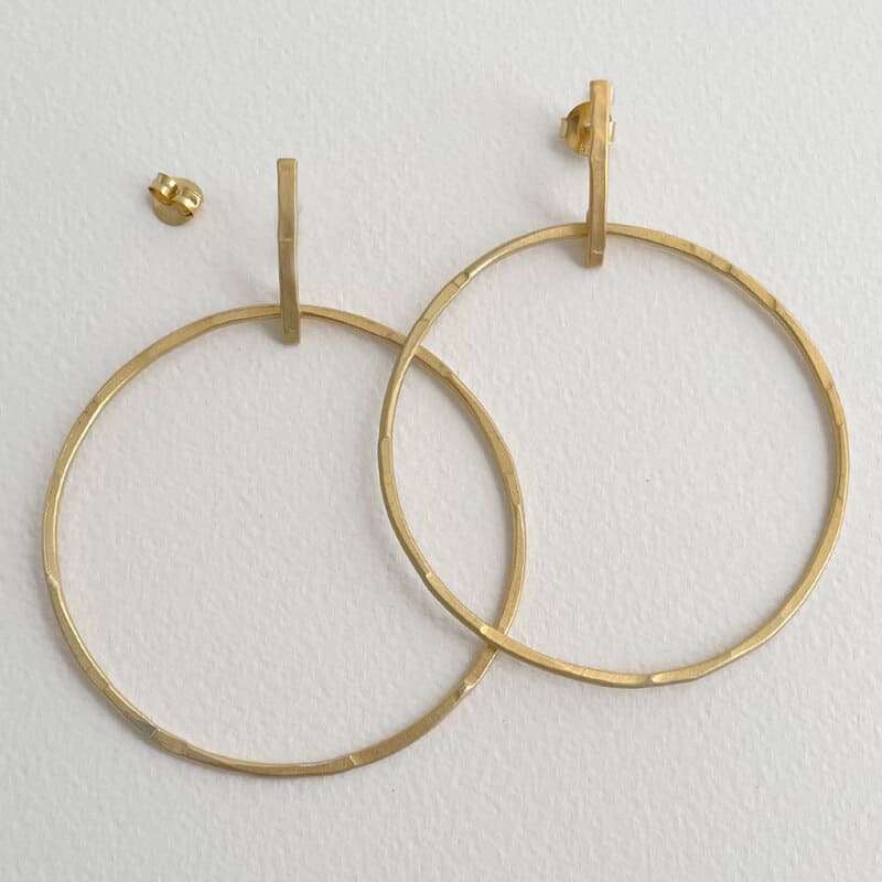 Twin-Along-XL-earrings-gold Twin Along XL earrings gold