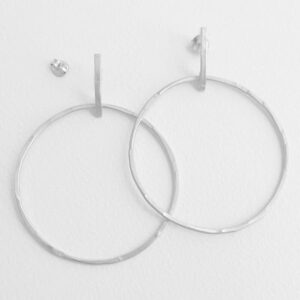 Twin Along XL earrings silver