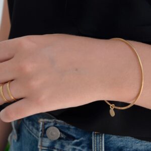 Twin Bangle Gold Lady