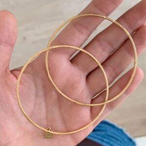 Twin Double Bangle Gold Lady