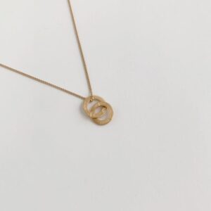 Twin XS pendant Gold