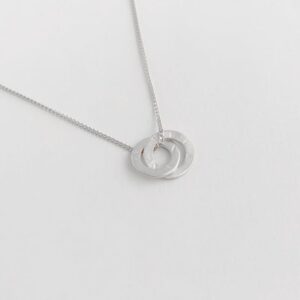 Twin XS pendant Silver