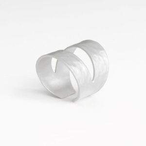 Two Moons Ring Silver