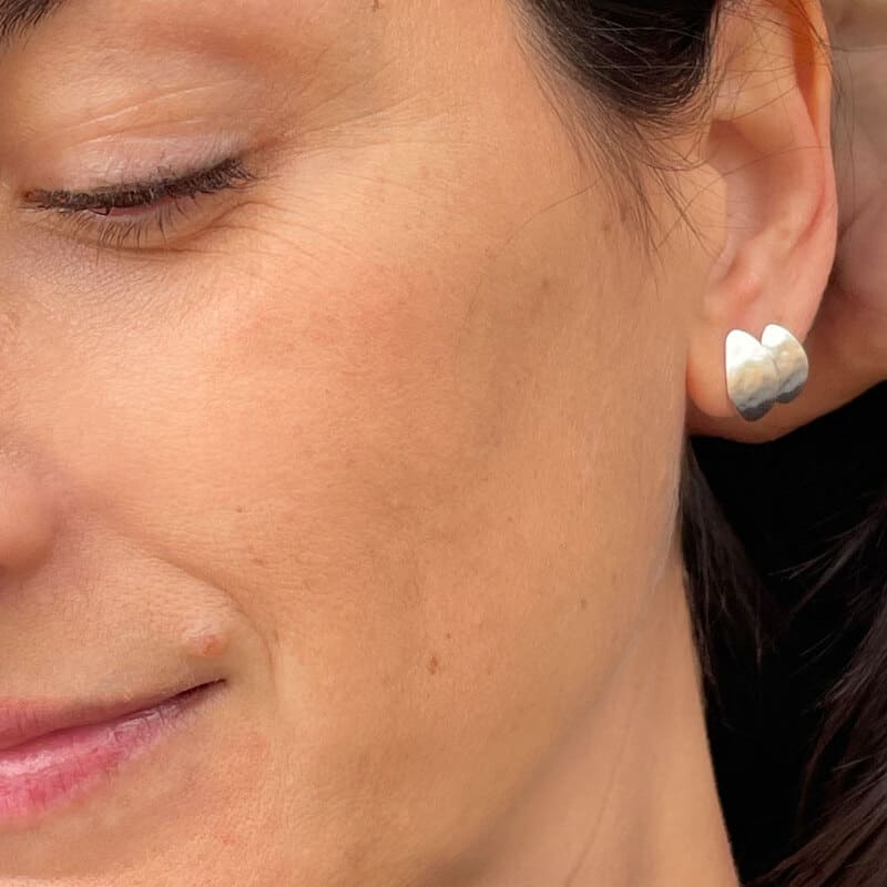 double-Spring-moon-earrings-silver-lady double Spring moon earrings silver lady