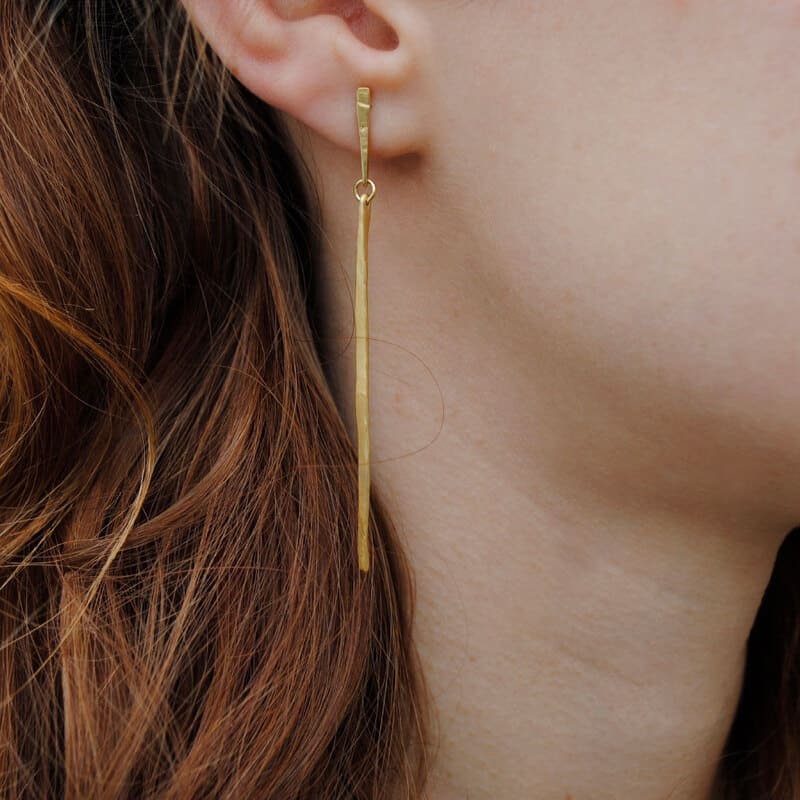 kam-two-Parts-earrings-Gold-Lady kam two Parts earrings Gold Lady