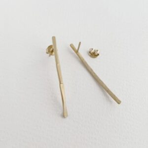 kam along XL earrings gold